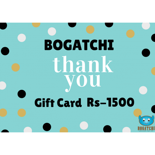 BOGATCHI Thank You- RS-1500 Gift Card